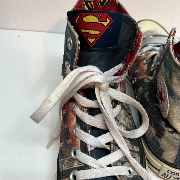 Converse X DC Comics Superman Chuck Taylors 146783C Men's 4 Women's 6 - Picture 7 of 10